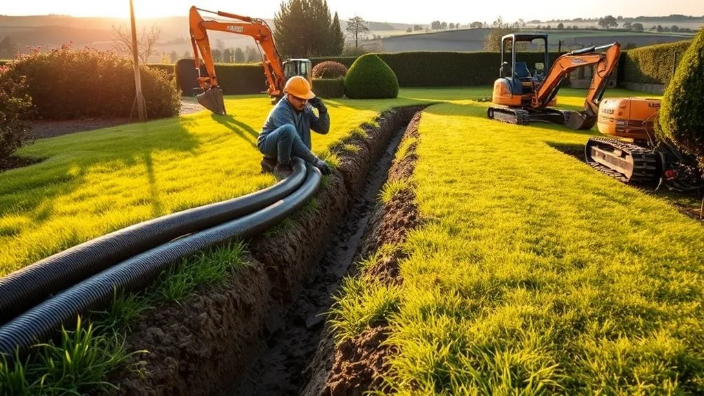 Irrigation Pipe Installation in Folkestone | Gardens, Grounds & Land